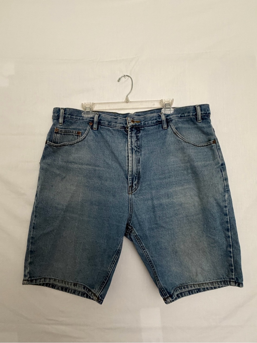 Route 66 Men Blue Denim Shorts Size 40 Relaxed Fit Vintage Y2K(A849)